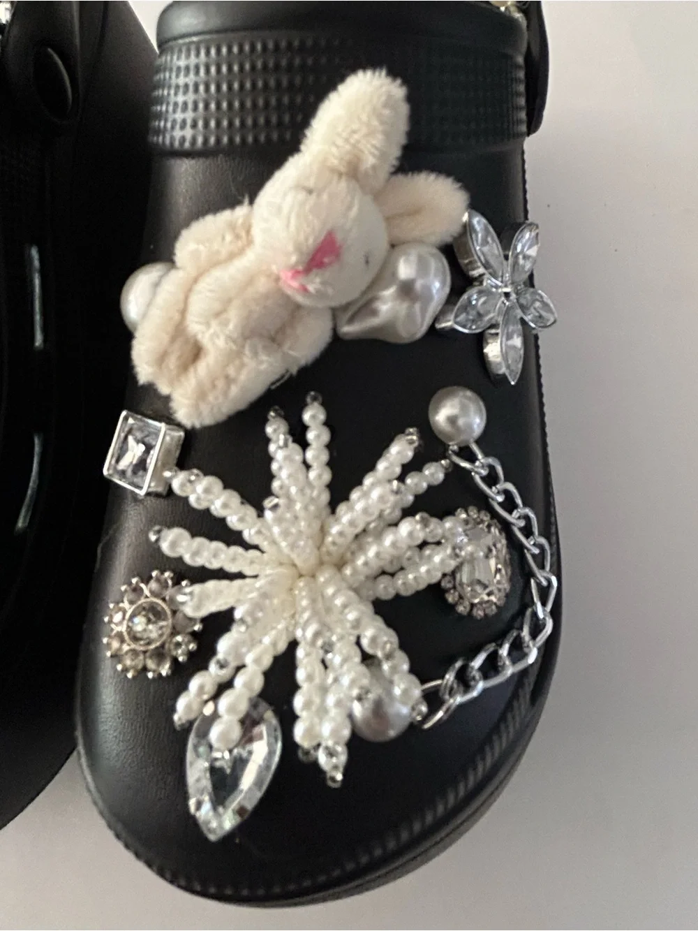 Azalea Wang, black platform embellished shoes size 40-41 converts to 9-9.5